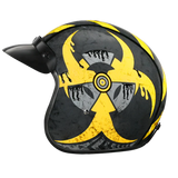 Daytona Helmets cruiser motorcycle helmet with Toxic design left side