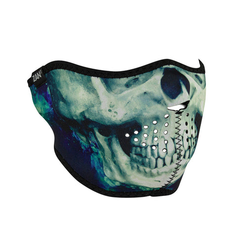 ZANheadgear painted skull neoprene half facemask