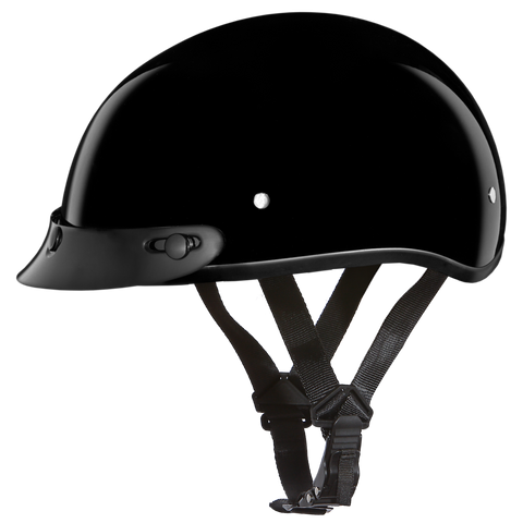 Daytona Helmets D1-A motorcycle skull cap side view
