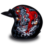 Daytona Helmets DC6-J Cruiser Motorcycle Helmet Joker Left Side View