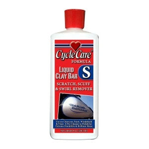 Cycle Care Formula S motorcycle scratch, scuff and swirl remover
