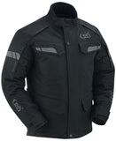 Daniel Smart Mfg. advance touring armored motorcycle jacket front angle view