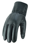 Men's insulated cold weather motorcycle touring gloves right hand back.