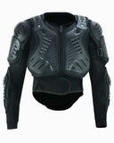 Full protection motorcycle body armor front view