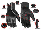 Daniel Smart Mfg. summer motorcycle gloves with leather and mesh model DS65 features view