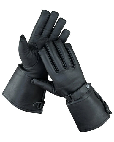 Men's Storm Breaker fleece-lined leather motorcycle touring gloves main.