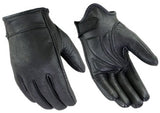 Daniel Smart Mfg. premium short leather motorcycle cruising gloves