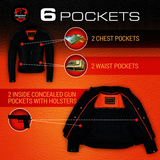Men's sporty leather scooter style motorcycle jacket benefits and features of pockets