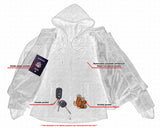 Daniel Smart Mfg. women's 3-in-1 mesh motorcycle jacket with hoodie inside pockets view
