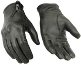 Daniel Smart Mfg. women's sporty leather motorcycle gloves DS87
