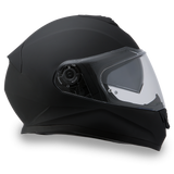 Detour model full face motorcycle helmet dull black right