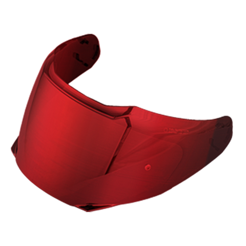 Red finish Daytona Detour model motorcycle helmet replacement shield