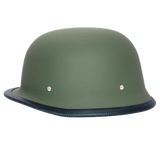 Daytona Helmets German-style military green motorcycle helmet left side view