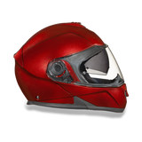 Glide model modular motorcycle helmet Black Cherry right