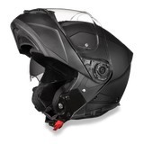 Glide model modular motorcycle helmet Dull Black open face