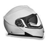 Glide model modular motorcycle helmet Gloss White right side