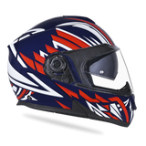 Glide model modular motorcycle helmet with Liberty graphics right side