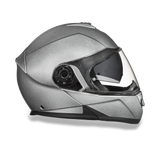 Glide model modular motorcycle helmet Silver Metallic right side