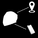 Connection graphic for motorcycle Bluetooth communication devices