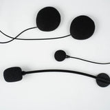 Speakers and microphone for motorcycle Bluetooth communication devices