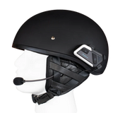 Motorcycle helmet fitted with Bluetooth headset