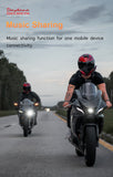 8-person motorcycle Bluetooth intercom communication device music sharing graphic