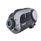 Angle view of 360 degree camera on motorcycle intercom device