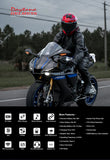 360 degree motorcycle camera and intercom device features detail