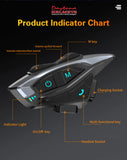 Daytona Helmets Bluetooth communication device indicator chart