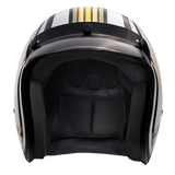 Daytona Helmets Cruiser motorcycle helmet with lightning design front view