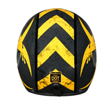 Daytona Helmets cruiser motorcycle helmet with Toxic design back