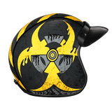 Daytona Helmets cruiser motorcycle helmet with Toxic design right side