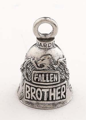 Motorcycle Guardian Bell with Fallen Brother message