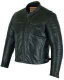 Cafe Racer Jacket - Gun Metal Brown