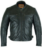 Cafe Racer Jacket - Gun Metal Brown