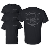 Renegade Classics motorcycle handlebar design short sleeve t-shirt front and back