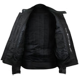 Vance Leathers 3-season mesh motorcycle jacket with CE armor inside view