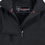 Vance Leathers lightweight waterproof motorcycle jacket front detail