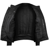 Vance Leathers reflective airflow mesh motorcycle jacket with CE armor inside view