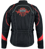 Women's Embroidered Motorcycle Jacket