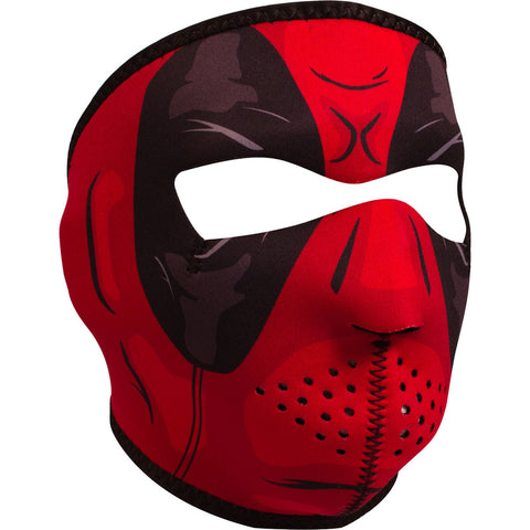 ZANheadgear full neoprene facemask with Red Dawn design