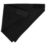 ZANheadgear Sportflex bandana with black paisley design hook and loop closure 