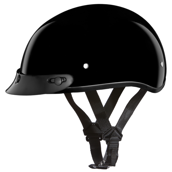 Skull cap deals helmet with visor