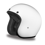 Daytona Helmets DC1-C Cruiser Motorcycle Helmet White Side View Without Visor