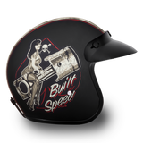 Daytona Helmets DC6-BFS Cruiser Motorcycle Helmet Built For Speed Design Right Side View