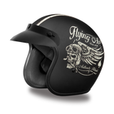 Daytona Helmets DC6-FAC Cruiser Motorcycle Helmet With Flying Aces Design Side View