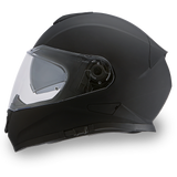 Daytona Helmets DE1-B Detour motorcycle helmet dull black left side view