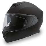 Daytona Helmets DE1-B Detour motorcycle helmet dull black side view