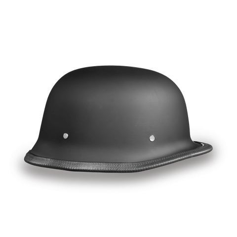 D.O.T. German Motorcycle Helmet Dull Black