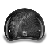 Carbon fiber motorcycle helmet back